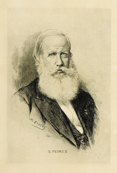 Pedro II del Brasile da Modesto Brocos